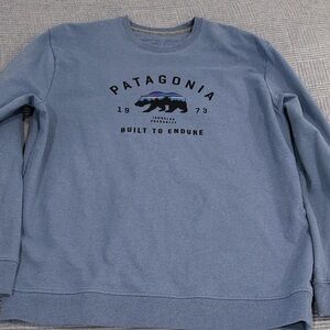 Patagonia Men's Uprisal Crewneck Sweater in Blue